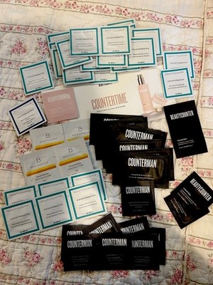 Variation Of Beauty Counter Samples With Beauty Counter Bag.