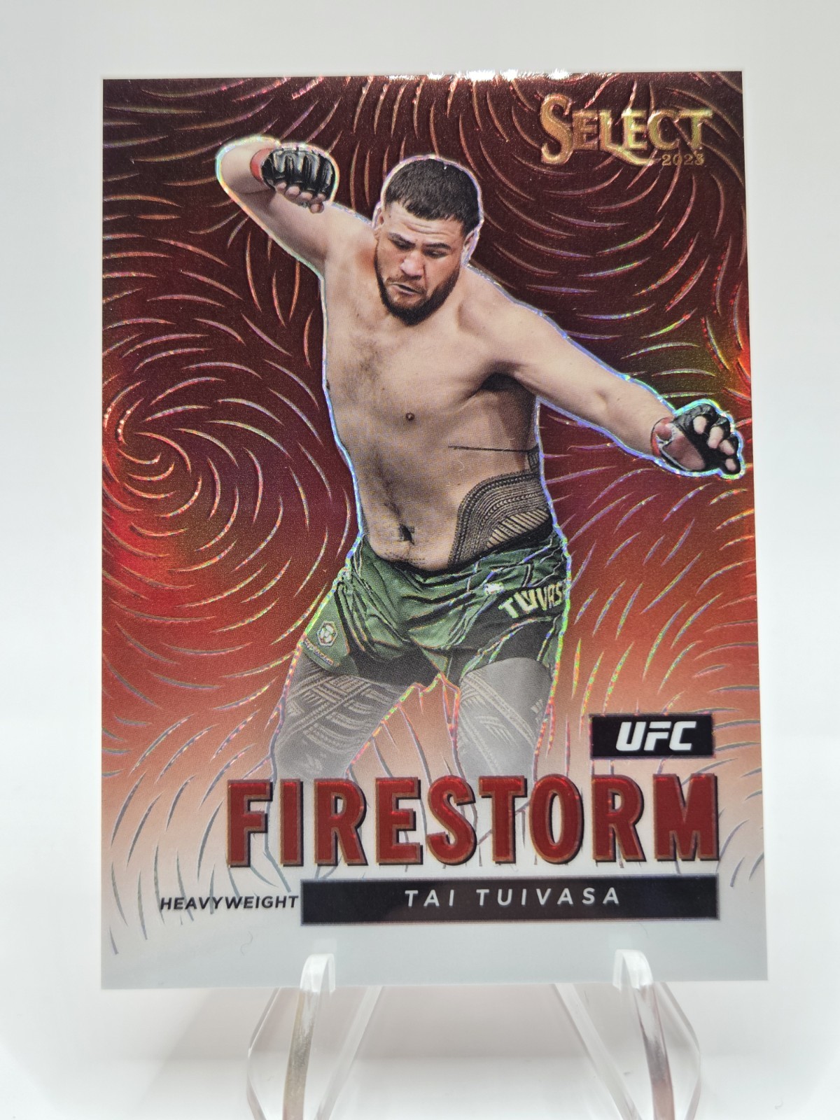 2023 UFC Panini Select Tai Tuivasa FIRESTORM Case Hit #7 SSP