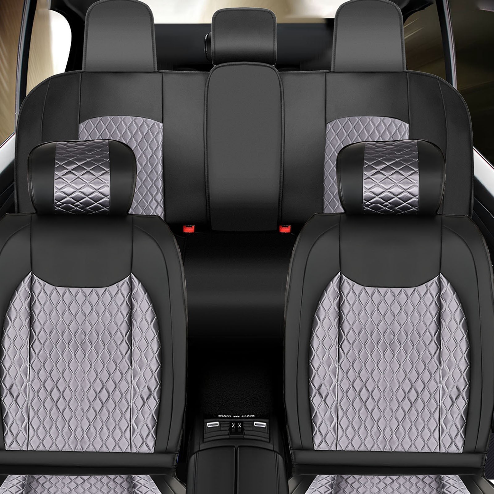 Leather Car Seat Covers For Dodge Ram 2500 5-Seats 5-Seats Leather Front Rear