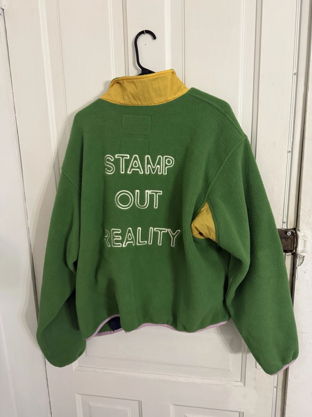 North Face x Brain Dead 89 Placket Pullover Fleece Green Size Large - product detail image 2