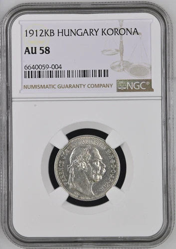 Hungary 1 Korona 1912 NGC AU58
