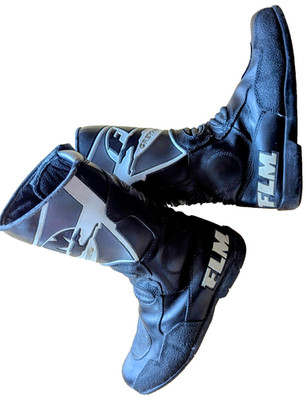 FLM-Motorradstiefel, Gr.39, schwarz