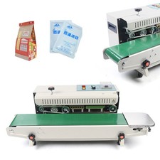 FR 900 Continuous Sealer Horizontal Constant Heat Plastic Bag Sealing Machine UK