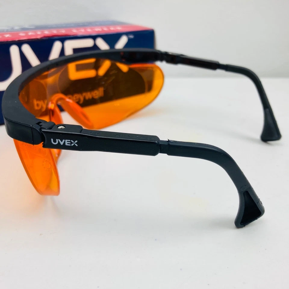 Skyper Safety Glasses Black & SCT-Orange UV Anti-Fog Lens Uvex S1933X Honeywell - Image 3 of 3