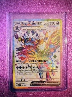 2024 Pokemon Surging Sparks #223 Hydreigon ex FRESH PULL