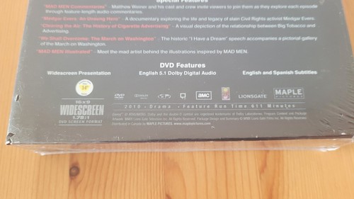 Mad Men: Season Three (DVD, 2010, 4-Disc Set, Region 1) Brand New 4 Disc Box Set - Picture 7 of 9