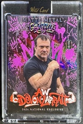 2026 Wild Card Matte Metal Graffiti Devon Larratt Purple /15 National SSP