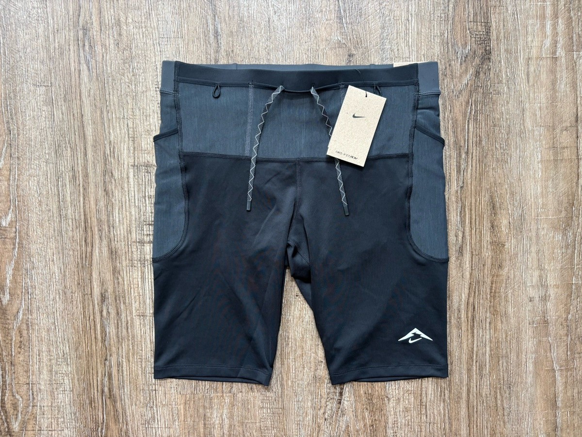 Nike Lava Loops Dri-Fit ADV 1/2 Length Trail Running Tights Sz Med