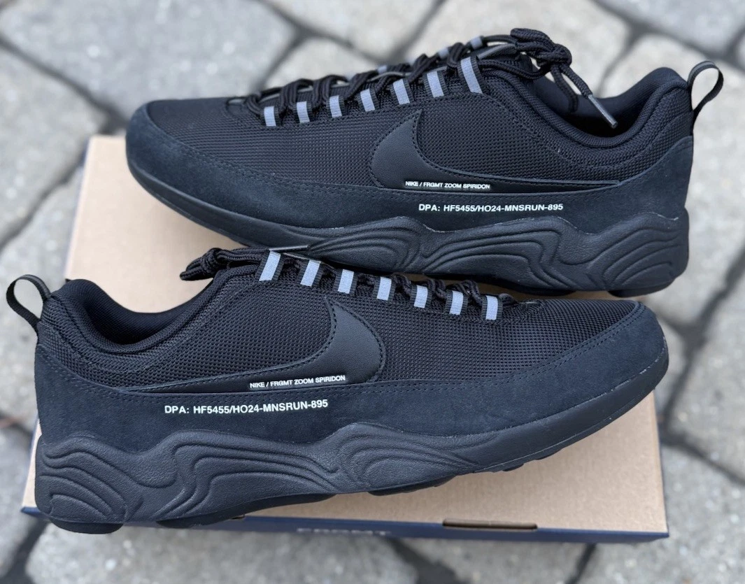 Fragment Design x Nike Air Zoom Spiridon SP Black for Sale 