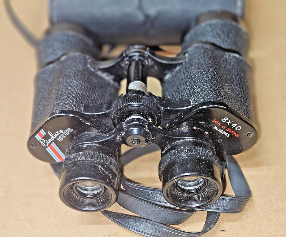 Binoplux 8-40 binoculars with case - Image 3 of 4