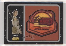 2015 Topps Star Wars: Journey to The Force Awakens Manufactured Rey Patch fm0