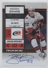 2010-11 Panini Playoff Contenders Rookie Ticket Zac Dalpe #125 Auto 0a1