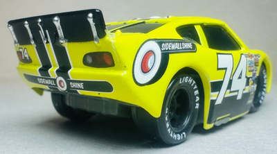 Disney Pixar Cars Slider Petrolski Sidewall Shine #74 Diecast 1:55