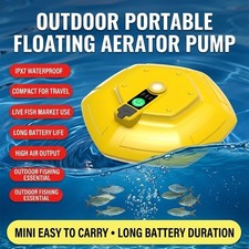 Floating  Rechargeable Bait Bucket Aerator, 2026 Live Bait Aerator Oxygen