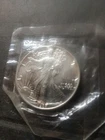 UNC 1987 1oz Silver American Eagle Coin - Littleton Coin Company Softpack  CH-63