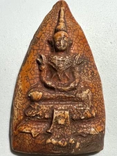 PHRA KAEW MORAKOT LP RARE OLD THAI BUDDHA AMULET PENDANT MAGIC ANCIENT IDOL#23