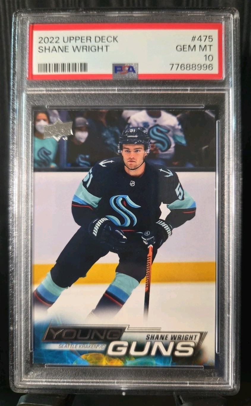 Shane Wright 2022-23 Upper Deck Young Guns Rookie #475 - PSA 10 GEM MINT