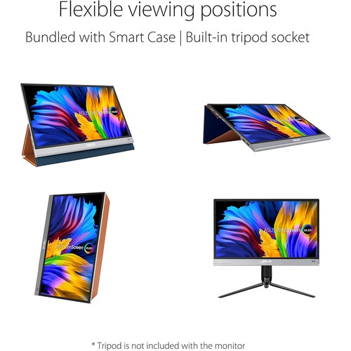 ASUS ZenScreen OLED 15.6" Full HD 1080P Portable Monitor - MQ16AH - Picture 7 of 12