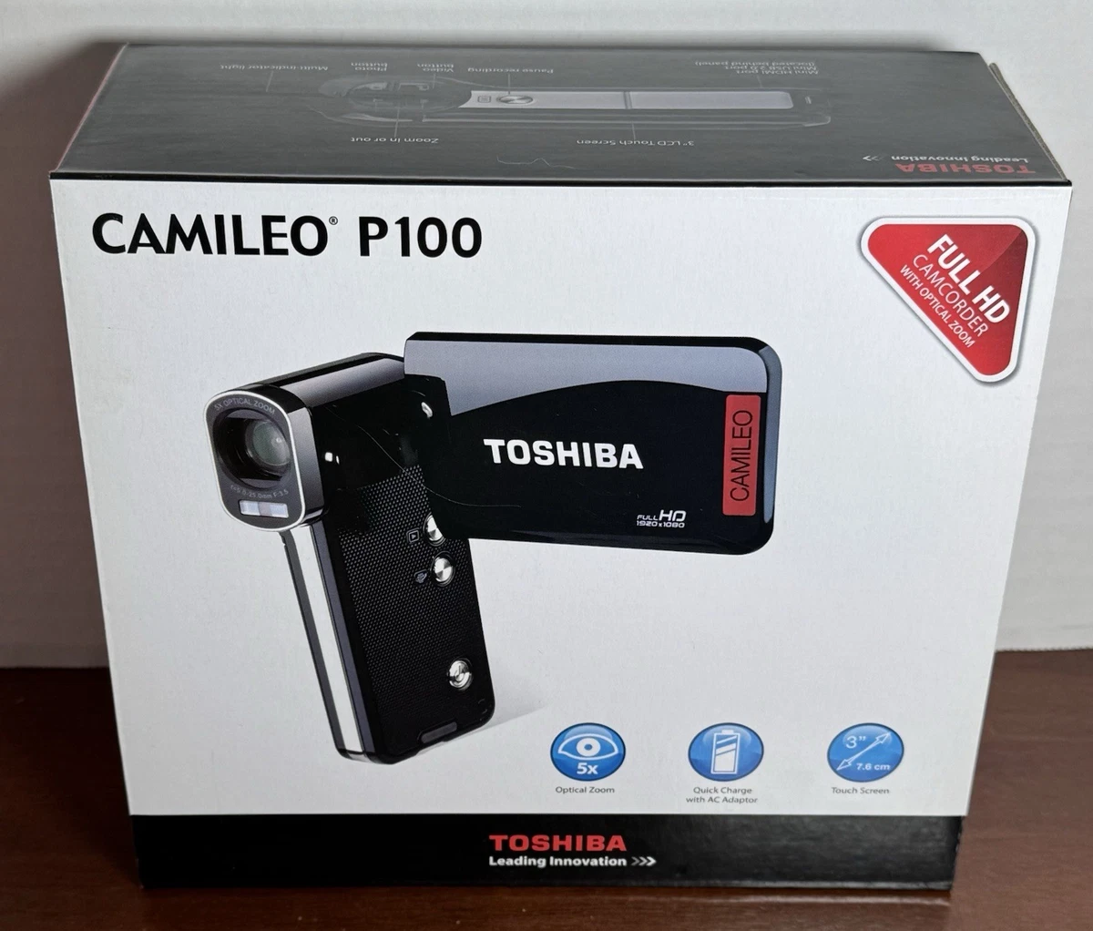 Las mejores ofertas en Videocámaras Toshiba CAMILEO Negro | eBay