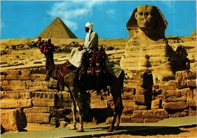 CPM Gizeh Die Sphinx und Mykerinos Pyramide ÄGYPTEN (852935)