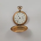 Antique Elgin Gold-Filled Pocket Watch, Broken Crystal, Pre-Owned, Runs (40-#81)