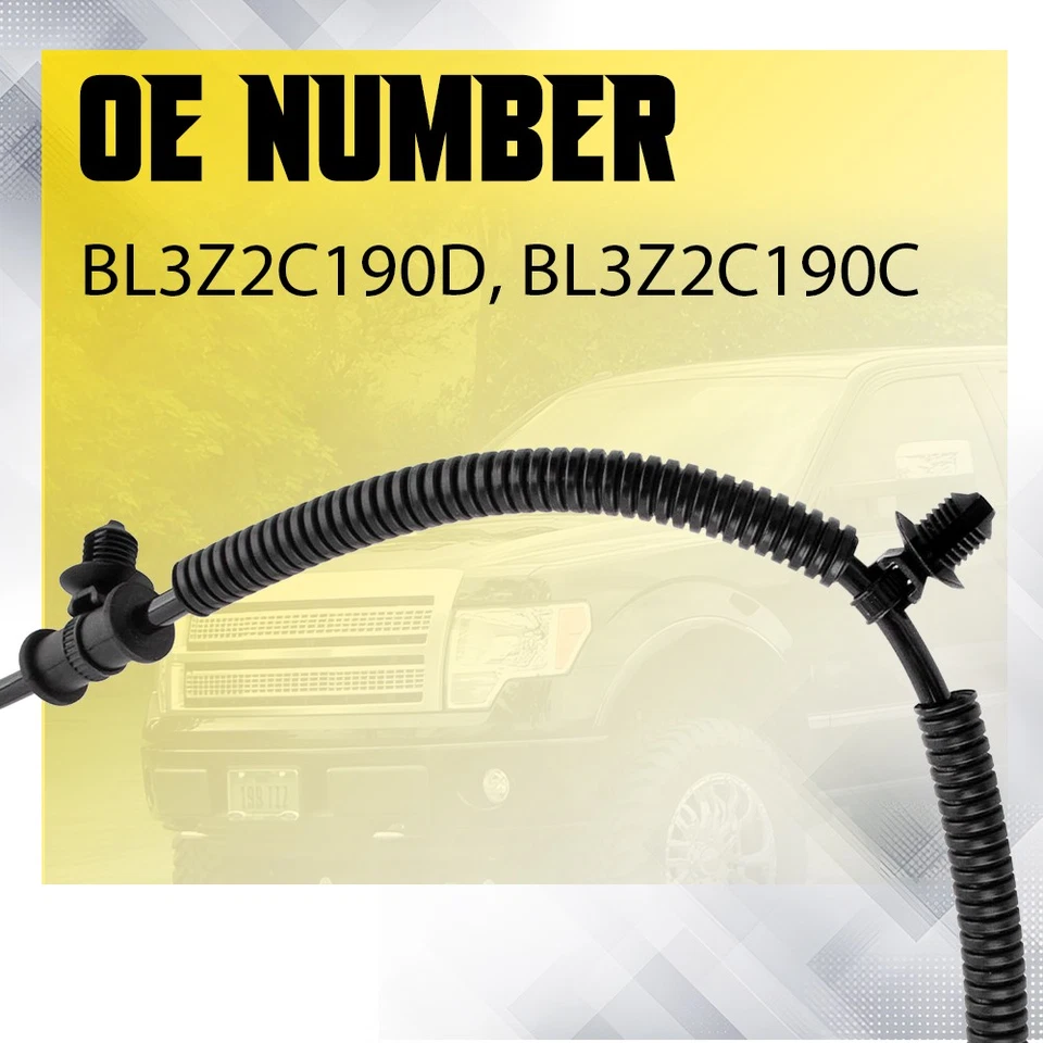 Par de sensores de rueda de velocidad ABS lado izquierdo derecho para Ford F150 F-150 2011-2014 Foto 3 de 4