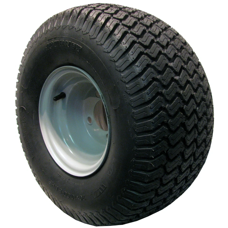 2) 20x10.00-8 Riding Lawn Mower GardenTractor Tires Wheel Rims for Husqvarna MTD Foto 3 de 4