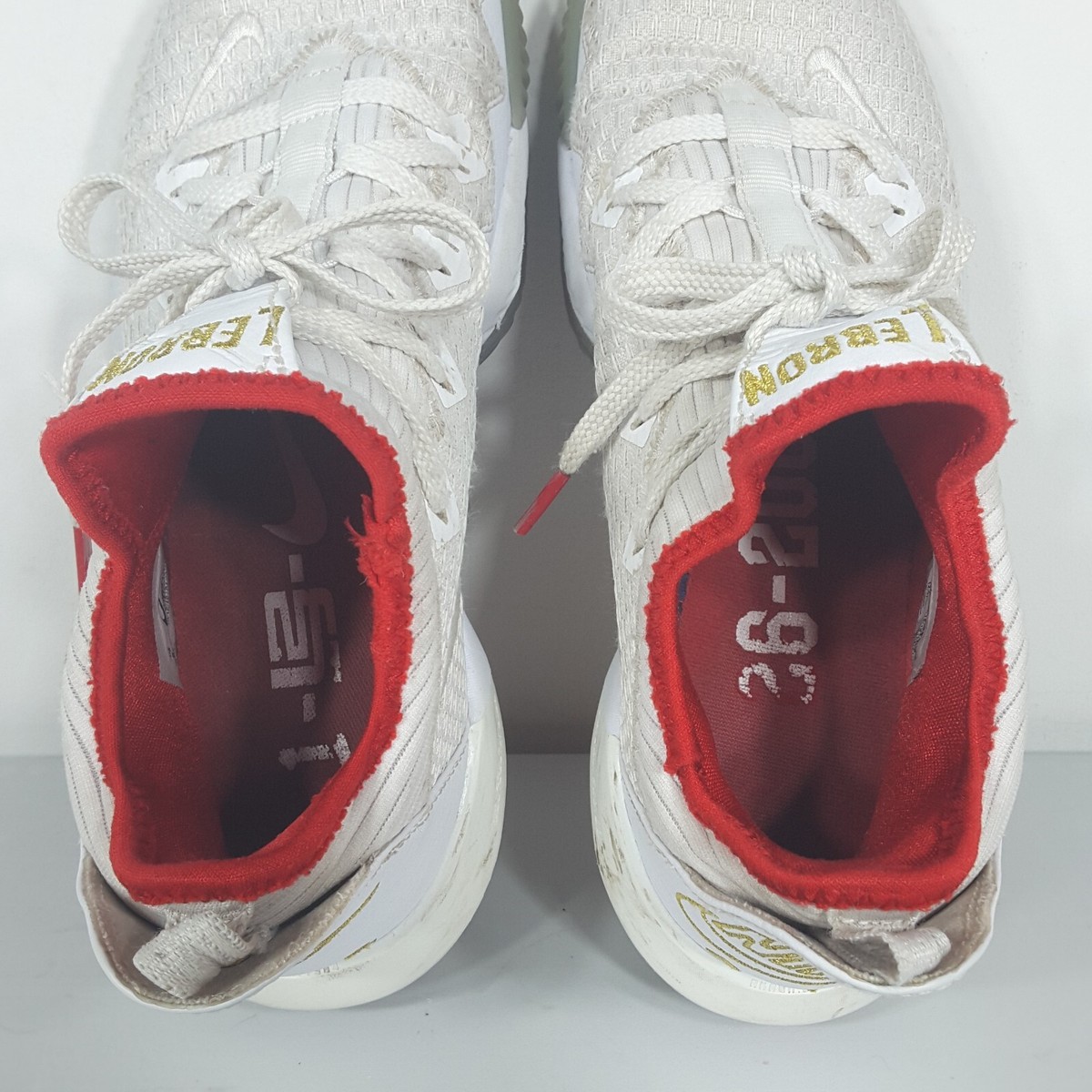 Nike Air Lebron XVI 16 C12668-100 White Low Draft Day 