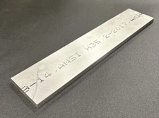 1/2” Thickness 6061 - T651 Aluminum Plate - 0.5” x 3" x 12" Length