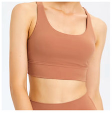 Padded Criss Cross Sports Bra Medium Support, Size Small