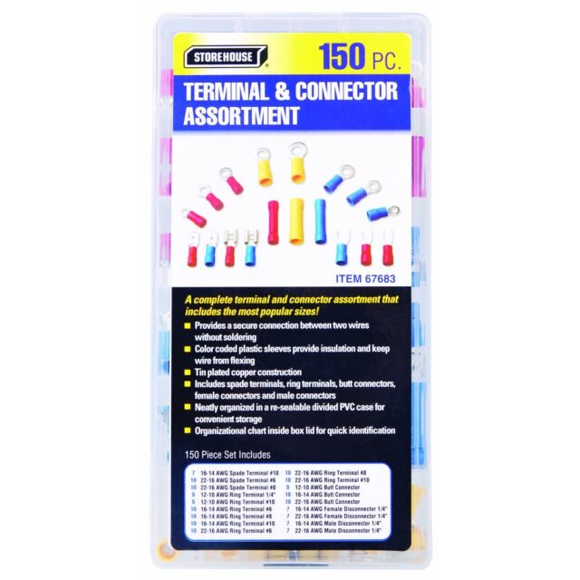 Insulated Ring Terminal Size Chart