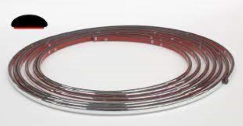 Trim-Gard 7/16" x 150' Chrome Half Round Wheel Well Molding (0301-150) - Picture 4 of 7