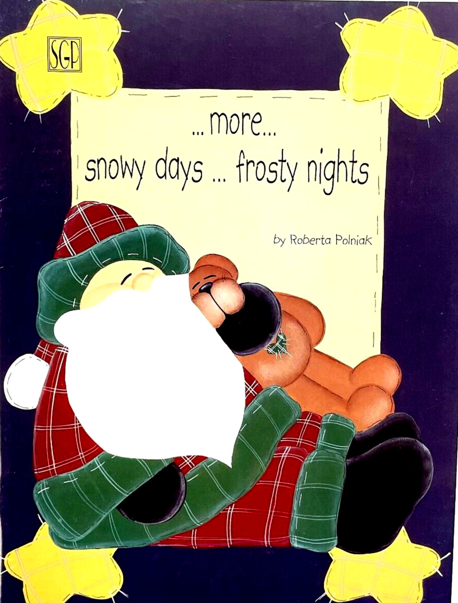 Tole Paint Book Vtg 1997 SGP SNOWY DAYS FROSTY NIGHTS Decor Painting