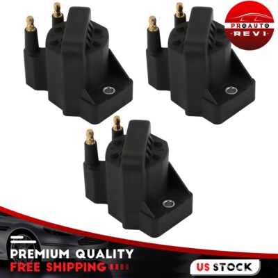 3× Ignition Coil For 2000-2005 Buick Century 3.1L Chevrolet Monte Carlo V6 3.4L