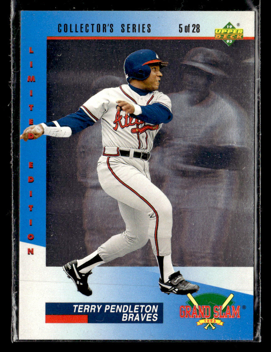 1993 Upper Deck Denny's Grand Slam Holograms #5 Terry Pendleton card
