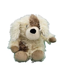 10" Warmies Dog Puppy Spotted Microwaveable Plush Cozy Heat Weighted