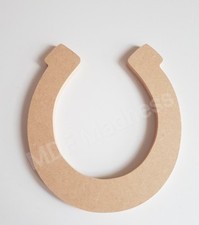 MDF CRAFT SHAPE. WOODEN HORSE SHOE