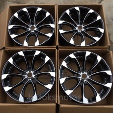 22" W STYLE BLACK WHEELS RIMS FIT FOR LAND CRUISER LEXUS LX570 5X150 22X10