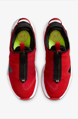 Nike PG TB 4 CK5828 600 University Red/White-Black New Men's Size 9 - Picture 3 of 8