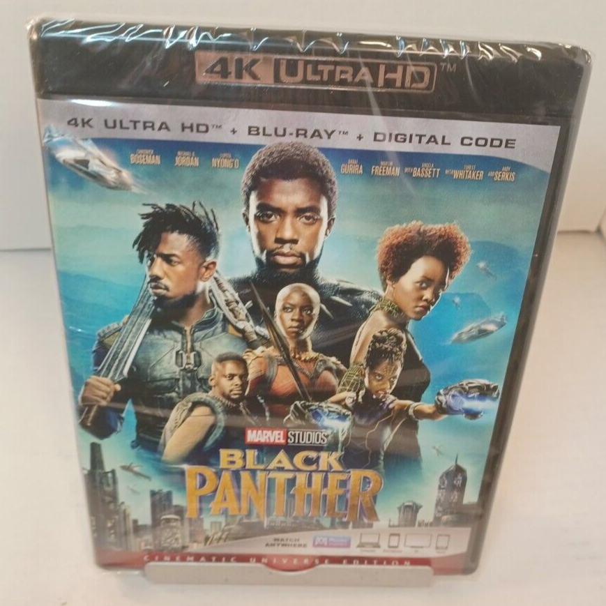 Marvel’s Black Panther (4K+Bluray)NEW Shipping with Tracking