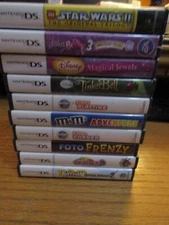 Nintendo DS CASE AND MANUAL ONLY Lot of 10 Free Shipping NO GAMES INCLUDED