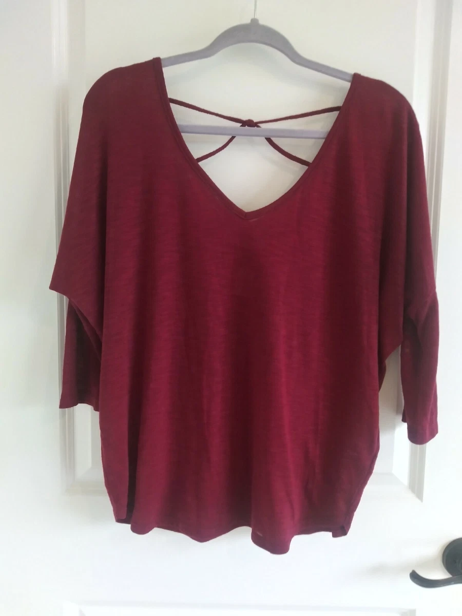 Blusa guinda 2025