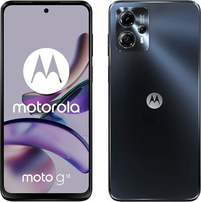 【SIMフリー】 Motorola moto g13 4GB 128GB 本体 Motorola Moto G13 - 128gb - Matte Charcoal (Unlocked) (Dual SIM