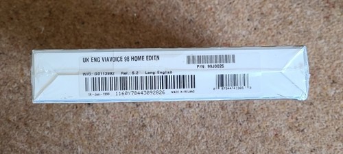 SEALED Vintage PC Software IBM ViaVoice Home Windows 98 UK - Picture 6 of 7