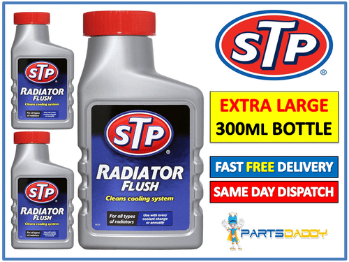 3 x STP Radiator Rad Clean Flush Clogged Car Heating Cooling System Rust Remover - Picture 2 of 3