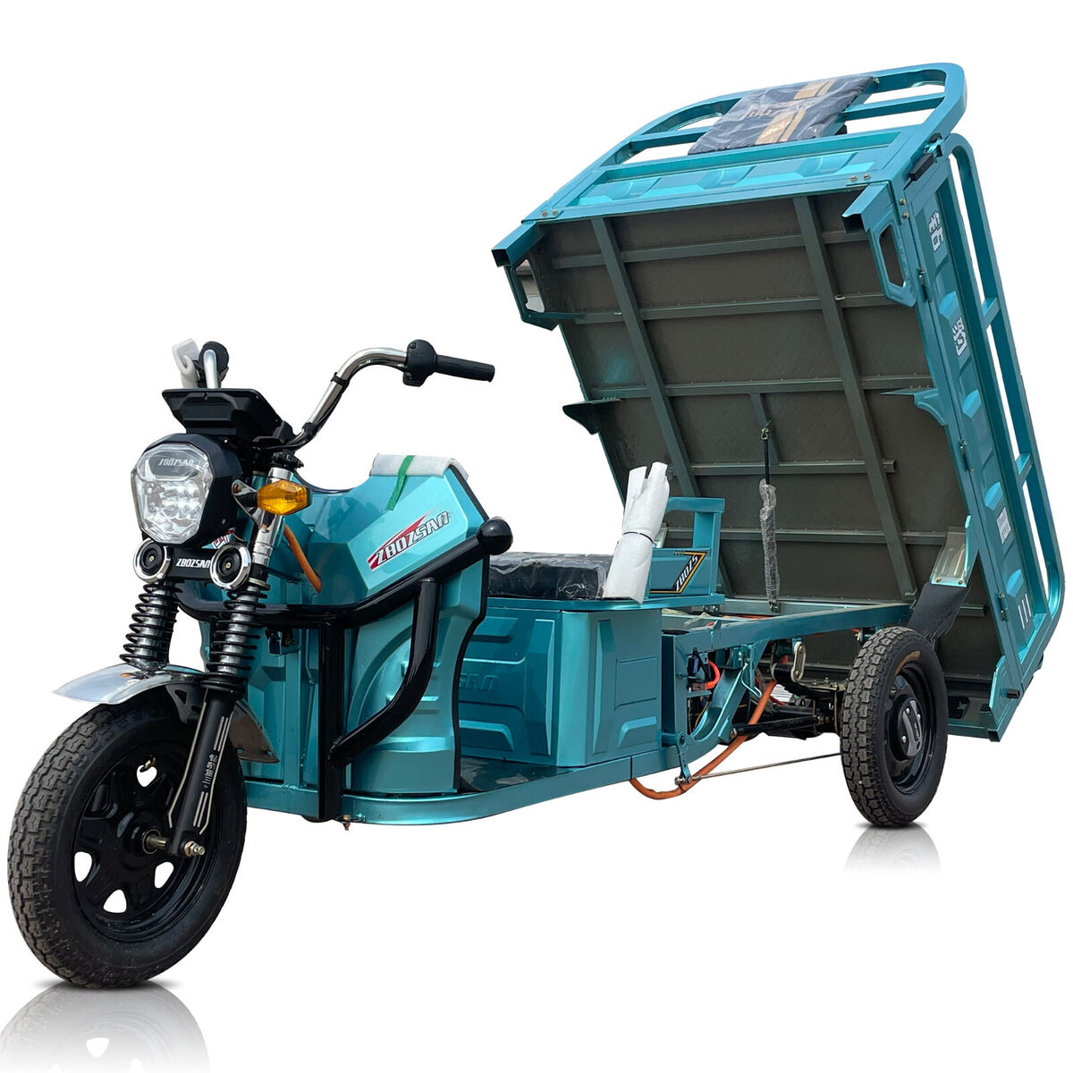 3 Wheel Electric Dumper Tricycle Mini Truck w Cargo Sanbengzi US Local Shipping | eBay 3 Wheel Electric Dumper Tricycle Mini Truck w Cargo Sanbengzi US Local Shipping | eBay