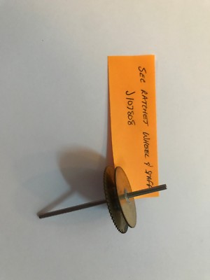 Standard Electric Time Faraday GRC clock part - J107808 wheel and staff assembly