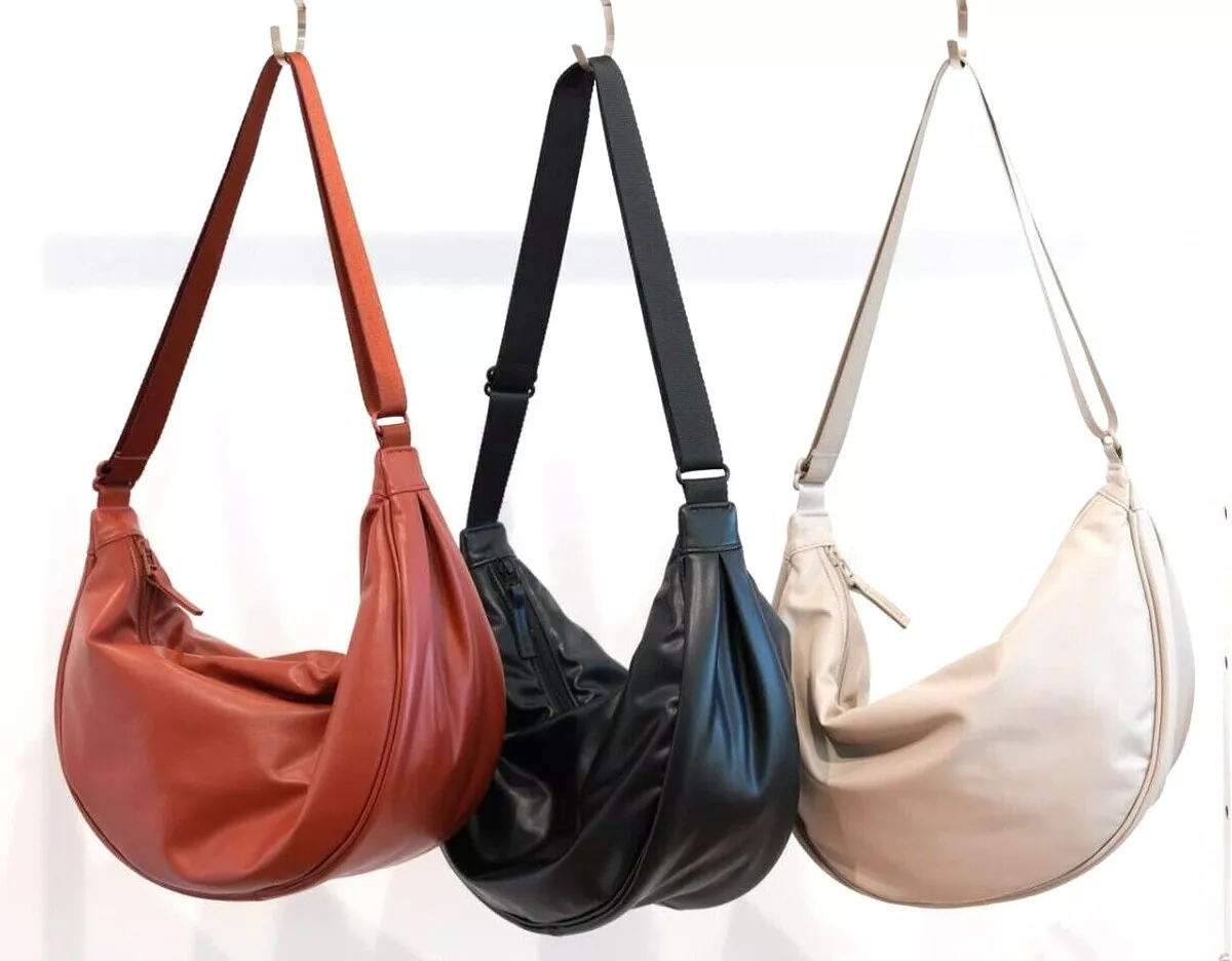 Faux-Leather One Handle Bag