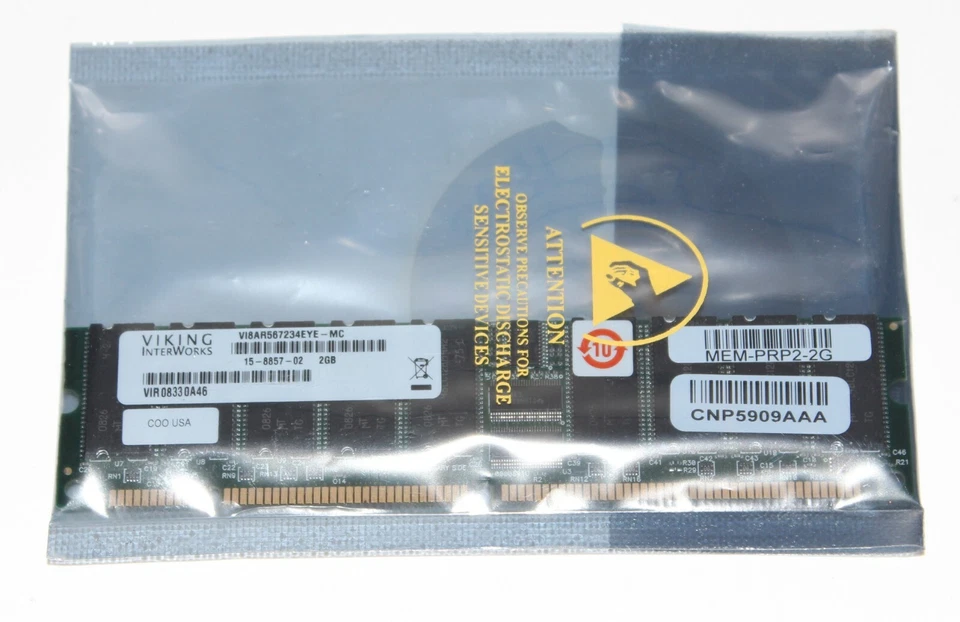 VI8AR567234EYE-MC Viking 2GB PC133 133MHz ECC Registered CL3 168-Pin DIMM Memory - Image 3 of 4