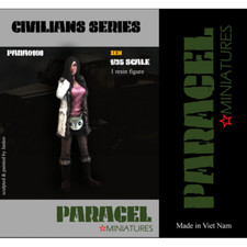 PARACEL MINIATURES CIVILIAN SERIES PARA0108 1:35 POST-APOCALYPTIC GIRL "ZEN"